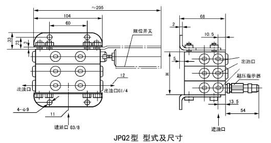 JPQ-K(ZP)系列递进式分配器