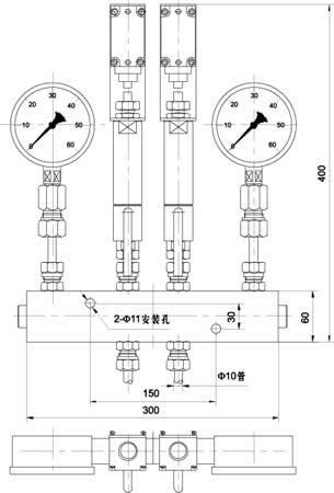 YKQ-SB型终端式压力控制器