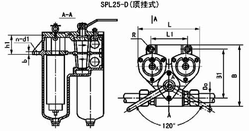 SPL、DPL型网片式油滤器